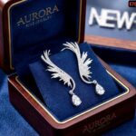 Angel wing earrings